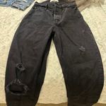 Abercrombie & Fitch Abercrombie curve love “the dad” high rise black Jeans Photo 1