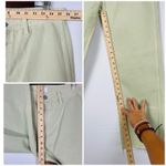 Boyish The Kirby High Rise Straight Jeans in El Cielo Green Crop Raw Hem 29 Photo 5
