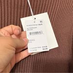 AVANTLOOK Bubble Sleeve Slim Knit Brown Sweater Winter Dress Size Large New Photo 5