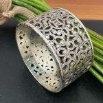 Brighton Serendipity Ornate Scroll Wide Chunky Bangle Bracelet 85.2g Photo 0