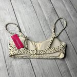 Xhilaration Target Dalmatian Print Smocked Bandeau Bikini Swim Top Sz Small NWT Photo 4