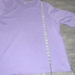 Lands' End Shaped Fit 3X Cotton Long Sleeve Amethyst Purple Office Church Mature Photo 2