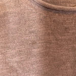 Madewell  Rose Pink Linen Cotton Blend Knit Sweater Women Sz XXS Photo 5