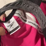 Speedo  Racerback One-Piece Gray/Pink Swimsuit size 8 Photo 3