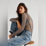 Free People Filter Finish Long Sleeve Navy/Marine Size L (OB1846473) New w/Tag Photo 7