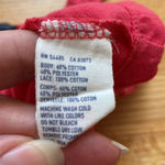 American Eagle ‎ Hot Pink Lace Back Crop Tank Top Chest Pocket Photo 6