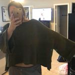 Free People Oversized Green Sweater Photo 0