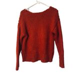 Universal Threads Universal Thread Red Long Sleeve Thick Knit Warm Cozy Sweater Women Sz M Photo 1