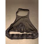 Victoria's Secret  Women's Halter Swim Bikini Top Swimwear black Size Medium Photo 2