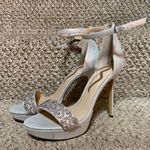 Nina Heels Silver Diamond Heels Photo 1