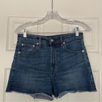 Gap Blue Jean Shorts with Distressed Hem Photo 0