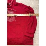 AMANA Red Snowman Rhinestone Hoodie Sweater Christmas Holiday XL Photo 4