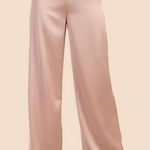 Trina Turk 💕💕 Long Weekend Pant ~ Silverlake Satin Moonstone 14 NWT Photo 0