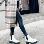 Marc Fisher Patrick Chelsea Lugsole Boots, White Size 8.5 New in Box Retail $199 Photo 1