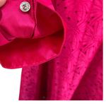 Rickie Freeman for Teri Jon Taffeta Shirt Dress w/ Eyelet Skirt Hot Pink Size 12 Photo 10