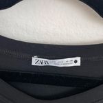 ZARA  Black Ruched Crop Top  Photo 8