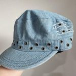 Women fashion Denim baseball cap Photo 0