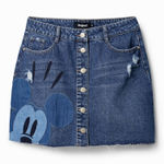 Desigual  X Disney Mickey Mouse denim patchwork skirt XS Photo 0