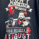 Bella Canvas Funky Graphic Tee Zombie Style Adult Large T-Shirt Black Short-Sleeve Photo 1