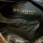St. John Brown and Tan Heeled Boots Photo 9