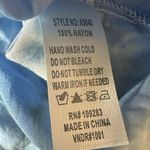 Surf Gypsy  Pastel Purple Blue Cream Tie Dye Blouse Photo 4