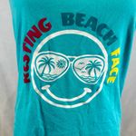 American Eagle Two aqua turquoise summer racerback tank tops size large Photo 2