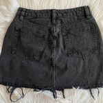 Free People Black Distressed Skirt Photo 2