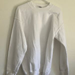 Gildan  classic white sweatshirt medium Photo 0