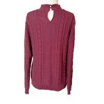 Amour Vert  Demiah Organic Cotton Sweater in Zinfandel Photo 5