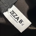 ZEZA B size XL olive green split hem faux suede pull on leggings elastic waist Black Photo 7