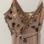 Raga  Embroidered Mini Dress - Brown and Pink Photo 1