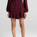 ALC Frank A.L.C. Embry Floral-Print Silk Mini Wrap Dress Photo 0