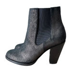 NWOB Thursday Boot Company Women's Metallic Heeled Chelsea Ankle Booties 10 Gray Photo 0
