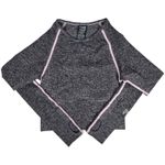 PINK Victoria's Secret Seamless Crop Top Long Sleeve Thumbhole Gym‎ Workout S Purple Photo 7