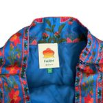 Farm Rio Anthropologie Women’s Floral Blue Tropical Tapestry Tiered Mini Skirt Photo 3