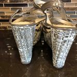 Steve Madden  Maddi woven Strappy straw wedges sandals‎ Women’s Size 10 Photo 4