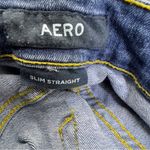 Aeropostale Aero Size 28/32 Straight Leg Distressed Denim Jeans w/5 Pockets & Belt Loops Photo 9