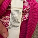 Hollister  California Hot Pink And White Chevron Pattern Knit Tank Top-Medium Photo 6