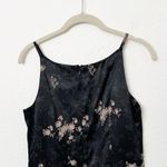 All that jazz [Vintage]  90s Y2K Floral Satin High Neck Halter Blouse Sz Small S Photo 3