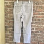NYDJ  Women's Light Gray Straight Leg Jeans Photo 2