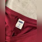 Old Navy NWT Luxe Size M Burgundy Scoop Neck Soft Flowy Stretch Tunic Tank Top Photo 10