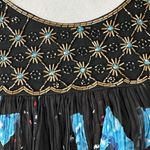 Anthropologie Moulinette Soeurs Lydia Swing Dress Size 2 XS Beaded Art Deco Photo 10