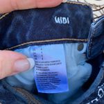 American Eagle AEO midi jean shorts rolled fray hem Super Stretch Size 4 Photo 4