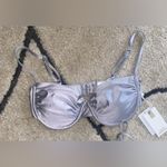 Good American Silver Bikini Top Photo 1