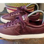 Converse  Breakpoint Ox Leather Sneaker Dark Sangria Burgundy Red Women 6 Men 5.5 Photo 3