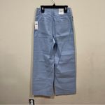 Anthropologie NWT The Colette Scallop-Pocket Crop Wide-Leg Pants by Maeve artic ice size 26 Photo 6