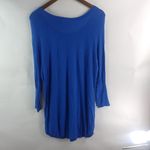 a.n.a . L Lapis Blue Stretch Mini Dress Tunic Photo 1