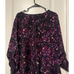 Larry Levine  Womens Shirt Top Blouse Size 1X Multicolor Photo 3