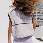 Free People Kacie Reversible Quilted Liner Vest in Lavender Brown Size Small Photo 3