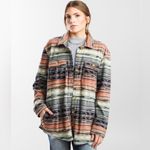 O'Neill  Women's Collins Solid Superfleece Shirt Shacket- Size Medium Photo 1